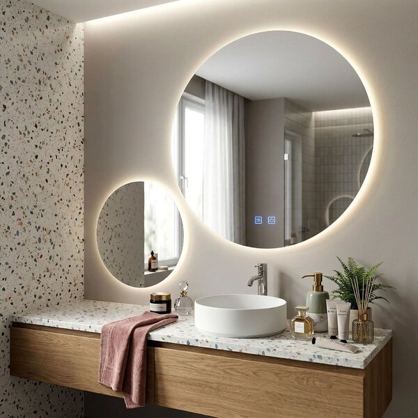 LED Tükör R-8040 80cm + 40cm