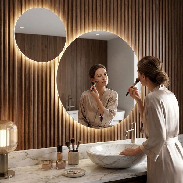 LED Tükör R-8040 80cm + 40cm