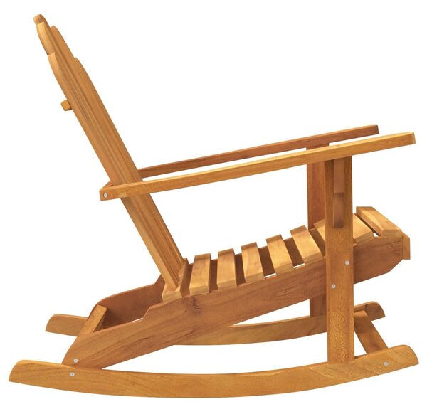 Tömör tíkfa kerti adirondack hintaszék 79 x 100 x 103 cm