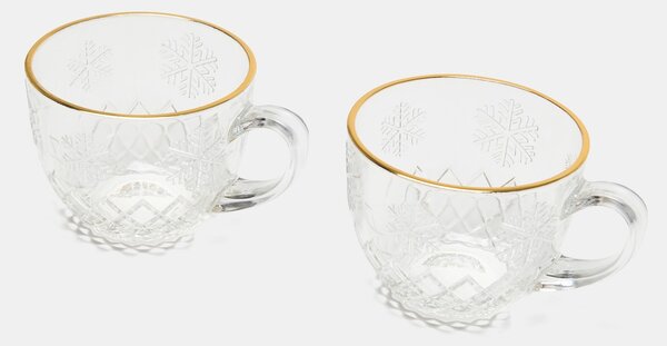 Sinsay - Bögrék téli mintával 2 pack - clear