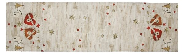 Xmas hearts karácsinyi asztali futó, 40 x 140 cm, 40 x 140 cm