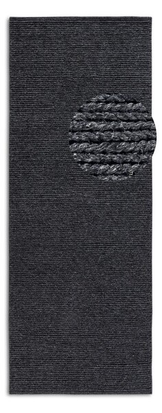 Sötétszürke kézi szövésű gyapjú futószőnyeg 80x200 cm Francois – Villeroy&Boch