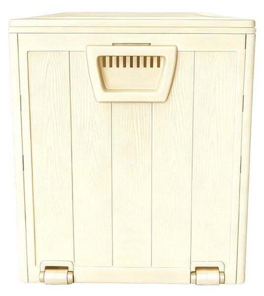 Kerti tároló box 112x49x54 cm, műanyag, bézs, AZB-G2075 CRM