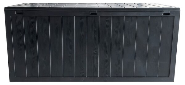 Kerti tároló box 112x49x54 cm, műanyag, szürke, AZB-G2075 GREY