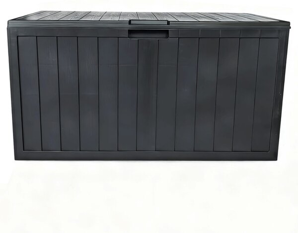Kerti tároló box 112x49x54 cm, műanyag, szürke, AZB-G2075 GREY