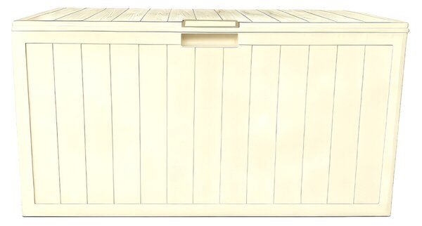 Kerti tároló box 112x49x54 cm, műanyag, bézs, AZB-G2075 CRM