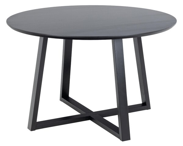 Asztal Norsica 615, 75cm, Fekete, Tölgy