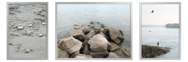 Duna-part három darabos fotókollekció falikép