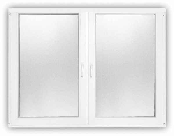 DANUSA WDS BASIC 150x150 cm, kétszárnyú műanyag ablak, bukó-nyíló