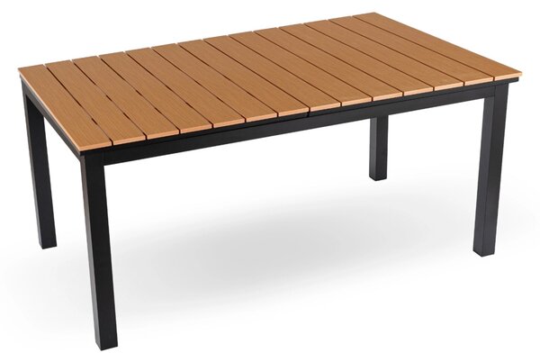 ARGOS kerti asztal 140-180 cm, tölgy-fekete