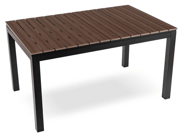 ARGOS kerti asztal 140-180 cm, dió-fekete