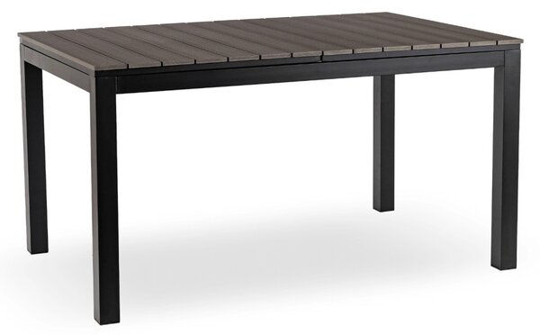 ARGOS kerti asztal 140-180 cm, sötétszürke tölgy-fekete