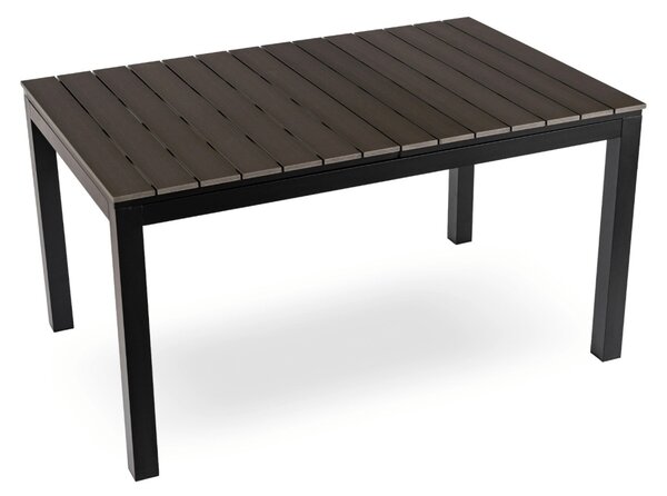 ARGOS kerti asztal 140-180 cm, sötétszürke tölgy-fekete