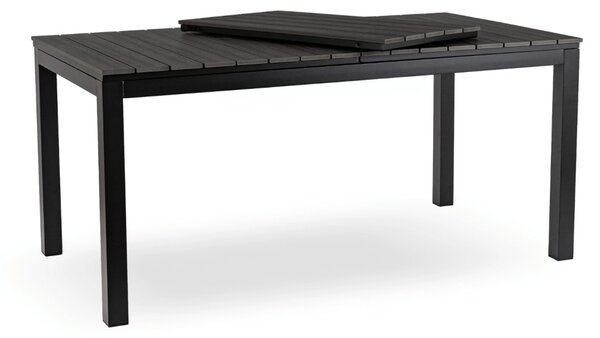 ARGOS kerti asztal 160-210 cm, sötétszürke tölgy-fekete