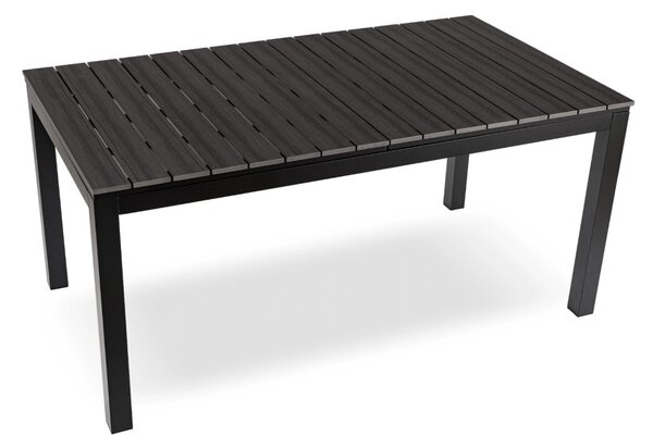 ARGOS kerti asztal 160-210 cm, sötétszürke tölgy-fekete