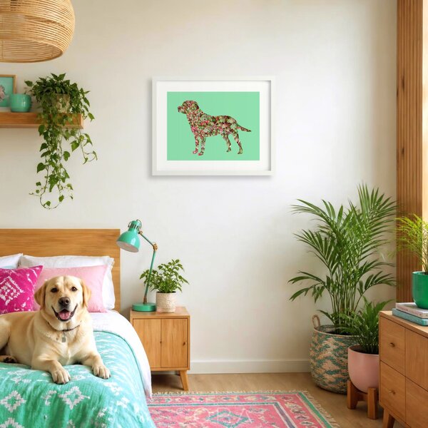 Labrador fotógrafika nyomat falikép