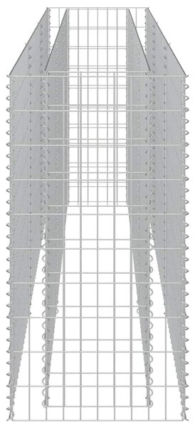 Horganyzott acél gabion magaságyás 270 x 50 x 100 cm