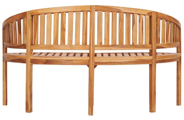 Tömör tíkfa banán alakú pad 151 cm