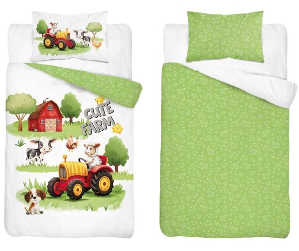 Farmos traktoros ovis ágynemű (Cute farm)