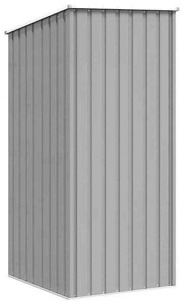 Szürke horganyzott acél kerti fészer 87 x 98 x 159 cm