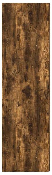 Füstös tölgy színű szerelt fa ruhásszekrény 80 x 52 x 180 cm