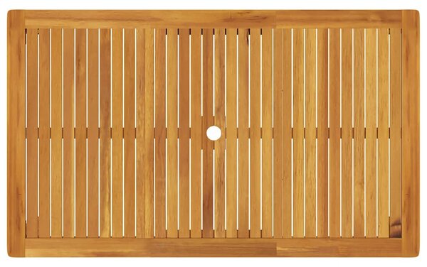 Tömör akácfa kerti asztal 150 x 90 x 74 cm