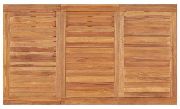 Teakfa Kerti Étkezőgarnitúra - 140x80cm Asztal, 2 db Pad