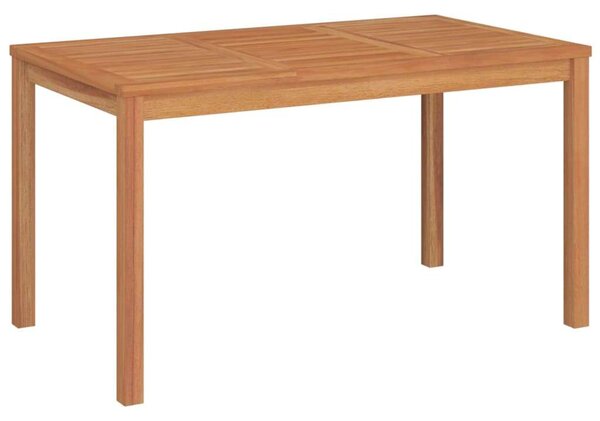 Teakfa Kerti Étkezőgarnitúra - 140x80cm Asztal, 2 db Pad
