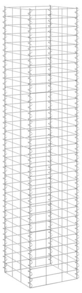 3 db vas gabion magaságyás 30 x 30 x 150 cm