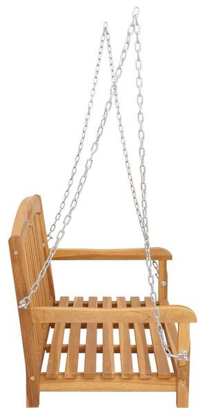 VidaXL Hinta Pad 114 x 61 x 61,5 cm Tömör Teakfa Természetes