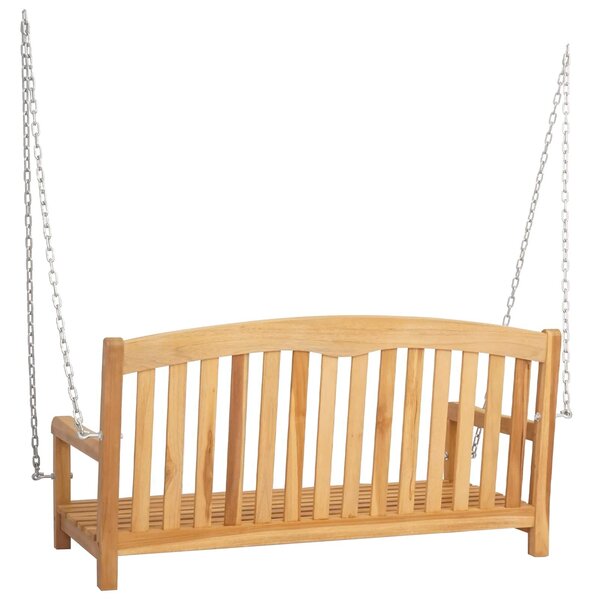 VidaXL Hinta Pad 114 x 61 x 61,5 cm Tömör Teakfa Természetes