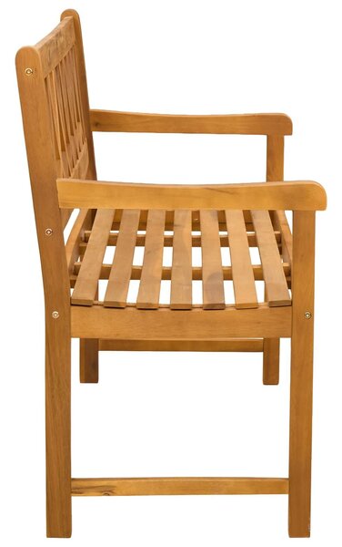 VidaXL Kerti pad Természetes 110 x 55,5 x 90 cm Tömör Akácfa