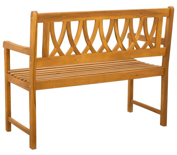 VidaXL Kerti pad Természetes 110 x 55,5 x 90 cm Tömör Akácfa