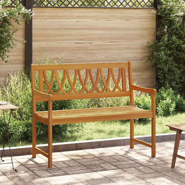 VidaXL Kerti pad Természetes 110 x 55,5 x 90 cm Tömör Akácfa
