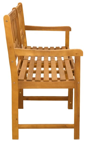 VidaXL Kerti pad Természetes 150 x 55,5 x 90 cm Tömör Akácfa