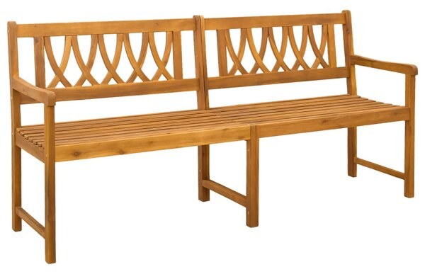 VidaXL Kerti pad Természetes 180 x 55,5 x 90 cm Tömör Akácfa