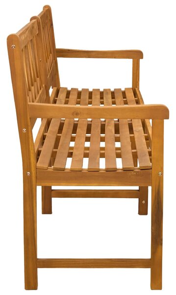 VidaXL Kerti pad Természetes 180 x 55,5 x 90 cm Tömör Akácfa