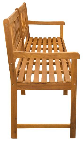 VidaXL Kerti pad Természetes 220 x 55,5 x 90 cm Tömör Akácfa