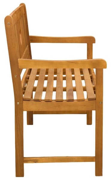 VidaXL Kerti pad Természetes 110 x 55,5 x 90 cm Tömör Akácfa