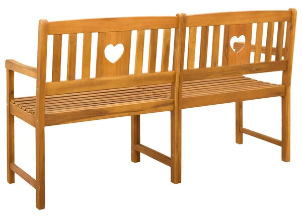 VidaXL Kerti pad Természetes 150 x 55,5 x 90 cm Tömör Akácfa