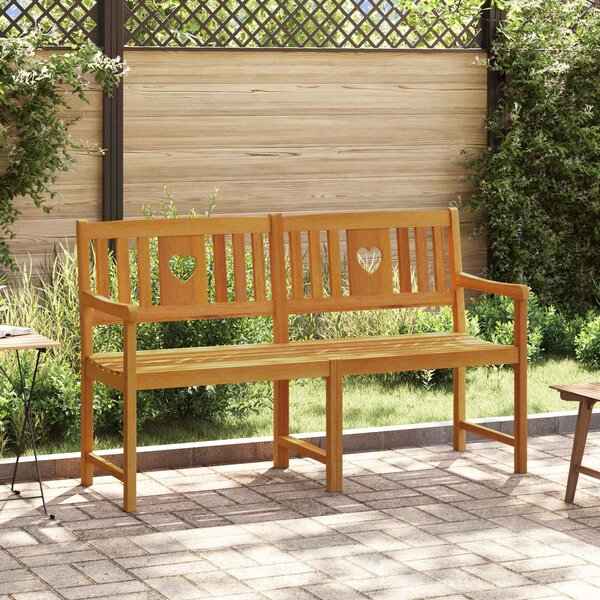 VidaXL Kerti pad Természetes 150 x 55,5 x 90 cm Tömör Akácfa