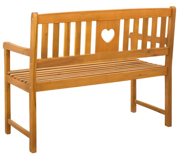 VidaXL Kerti pad Természetes 110 x 55,5 x 90 cm Tömör Akácfa