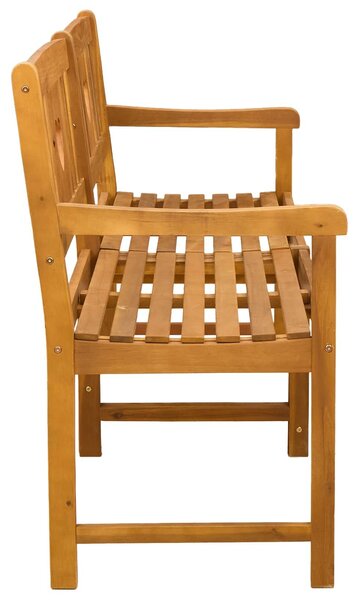 VidaXL Kerti pad Természetes 150 x 55,5 x 90 cm Tömör Akácfa