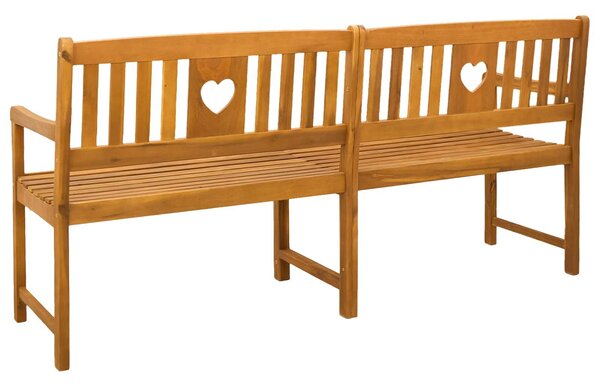 VidaXL Kerti pad Természetes 180 x 55,5 x 90 cm Tömör Akácfa
