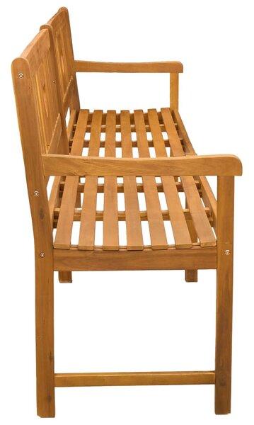 VidaXL Kerti pad Természetes 220 x 55,5 x 90 cm Tömör Akácfa