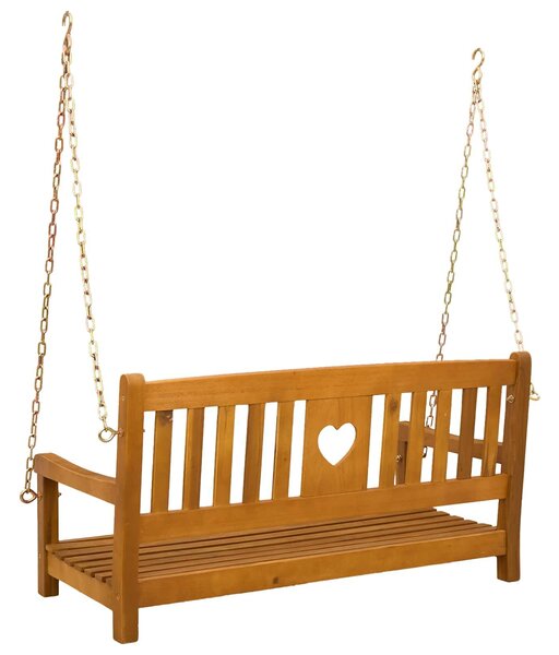 VidaXL Kerti hinta pad Természetes 110 x 56 x 58 cm Tömör Akácfa