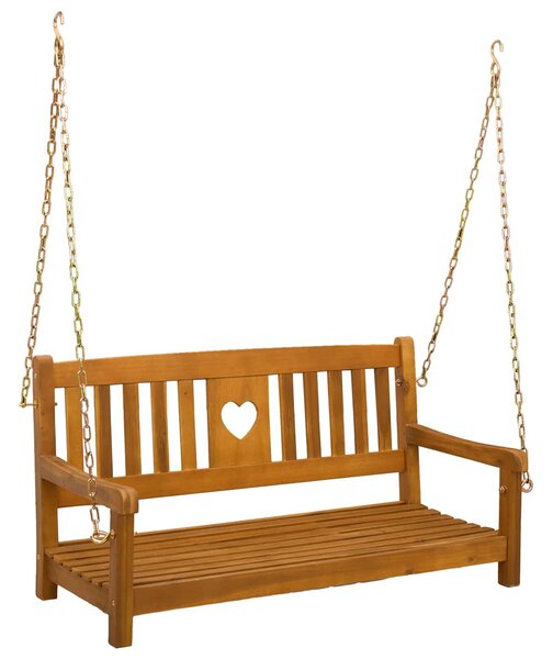 VidaXL Kerti hinta pad Természetes 110 x 56 x 58 cm Tömör Akácfa