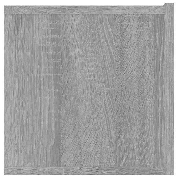 Szürke sonoma színű szerelt fa TV-szekrény 80x30x30 cm