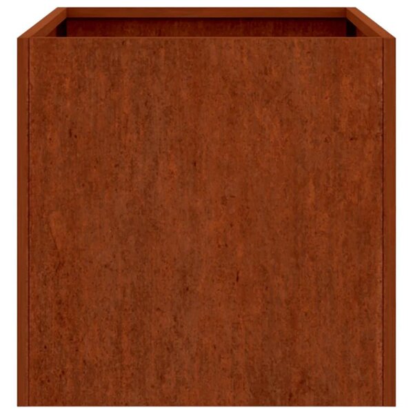 Corten acél növénytartó 62x30x29 cm