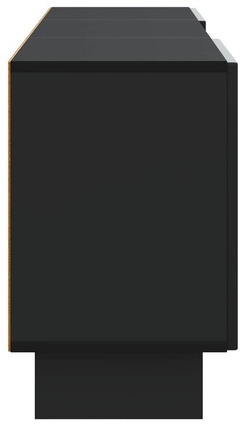 VidaXL TV szekrény Fekete 150 x 31 x 50 cm Mérnöki fa
